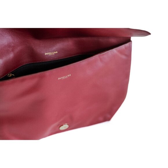 DeMellier Red Clutch with Braided Detail - Picture 9 of 11